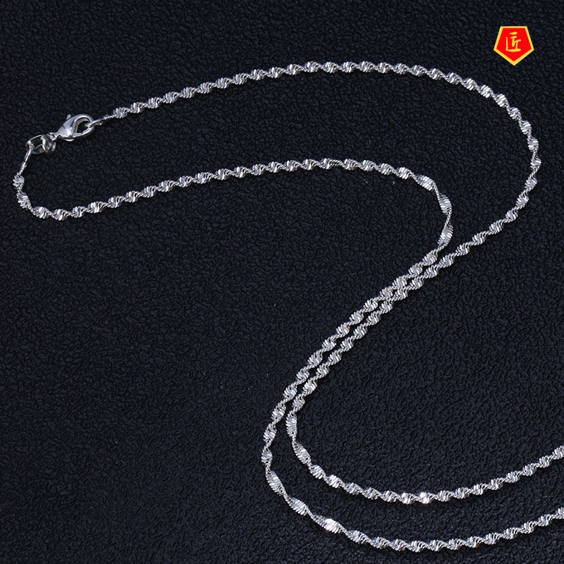 [Ready Stock]Inlaid Ruby Water Drop Pear-Shaped Pendant European and American S925 Silver Necklace
