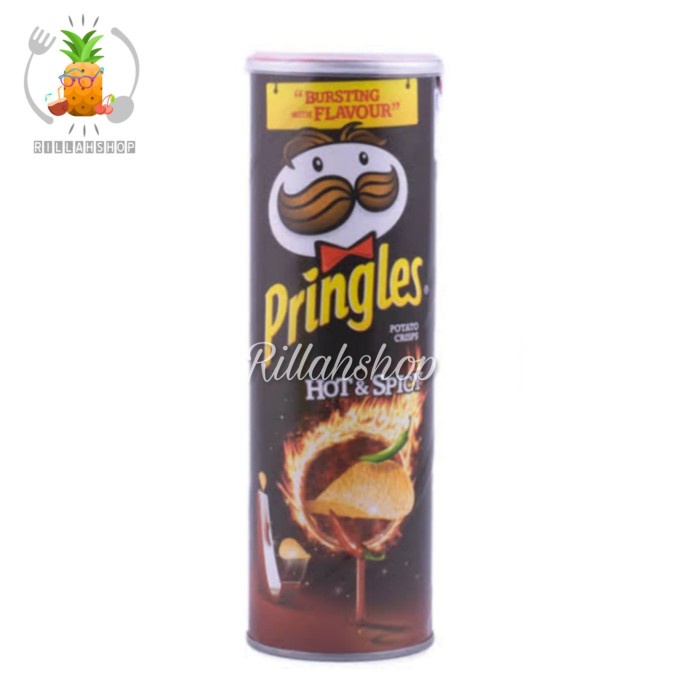 

Pringles Hot and Spicy Potato Chips (110g)