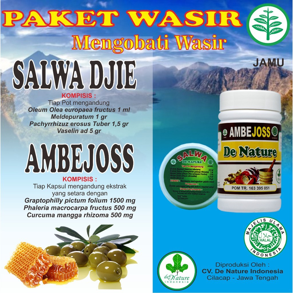 Obat Wasir Ambeien Ambejoss Salwa De Nature