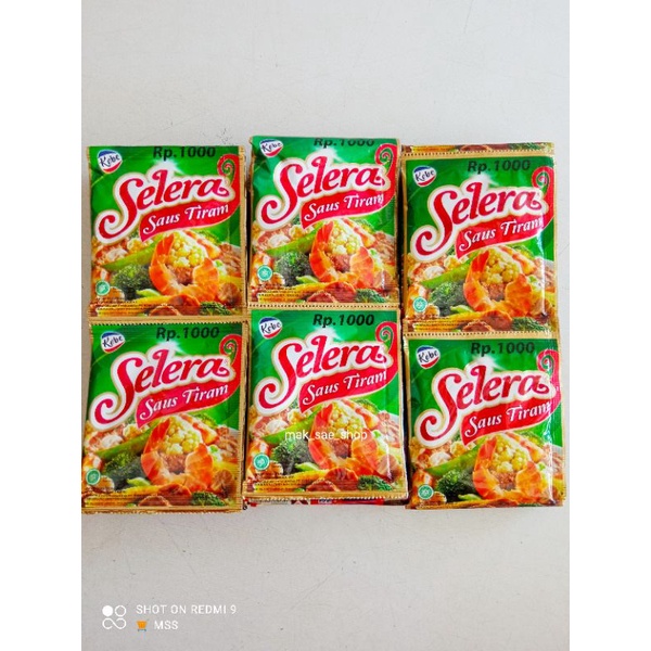 

SELERA SAUS TIRAM SACHET (20GRx10SACHET)
