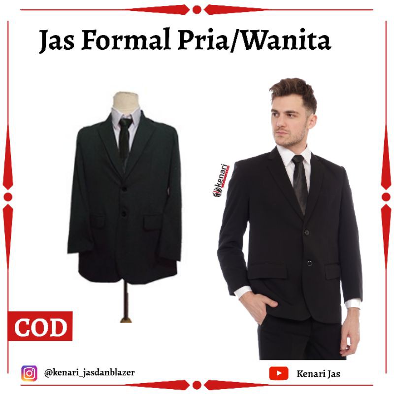 Jas Formal Pria-Wanita / Jas Wisuda / Jas Semi Formal / Blazer Pria & Wanita