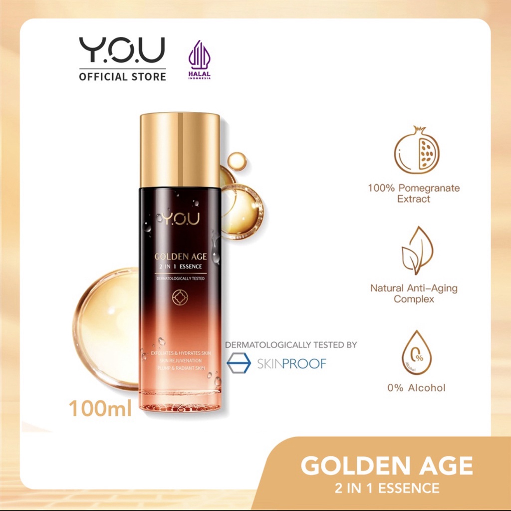 YOU Golden Age 2 in 1 Essence 100ml [1 Step for 8 Skin Solution]