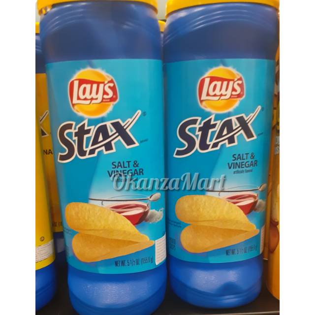 

Lay's Lays Stax Salt & Vinegar 156gr