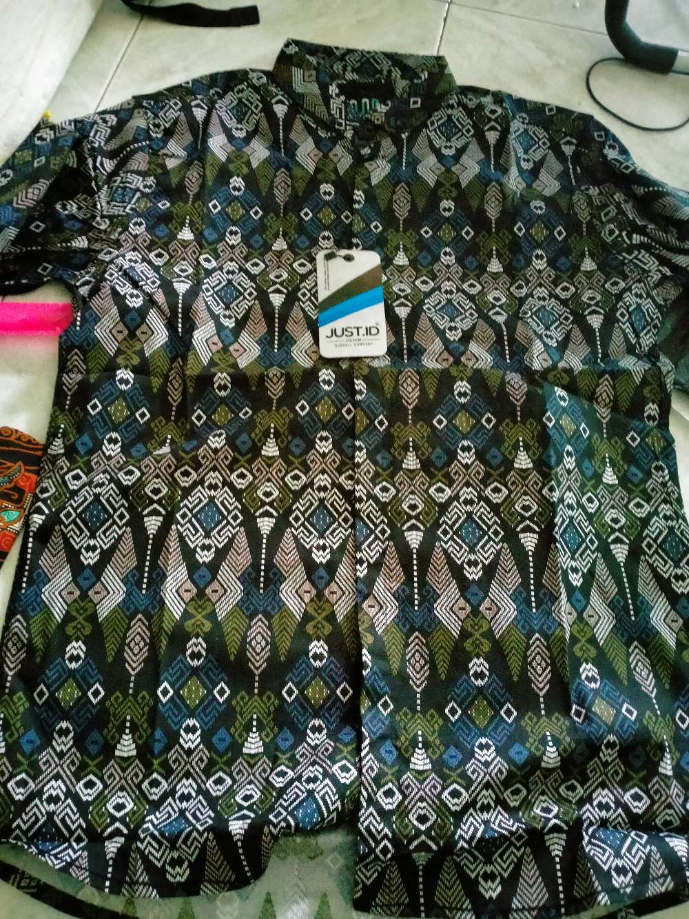 Dgm Fashion   New Arrival Distro Batik Pria Bordir Sogan Batikaf Notoarto Batik Ipnu-ippnu Hem Pria