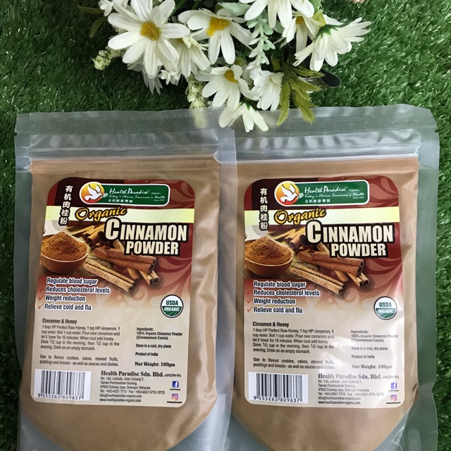 Health Paradise Organic Cinnamon Powder 100gr