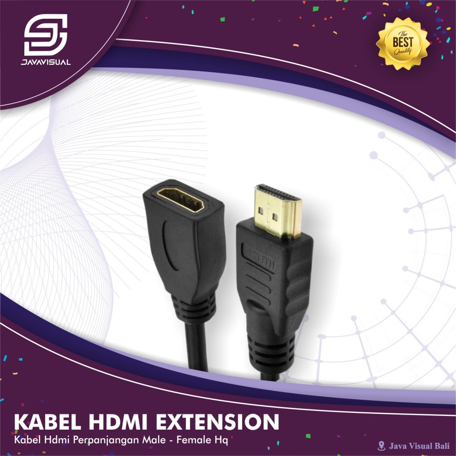 Kabel Extension HDMI 10cm 30CM M-F Kabel Perpanjangan HDMI
