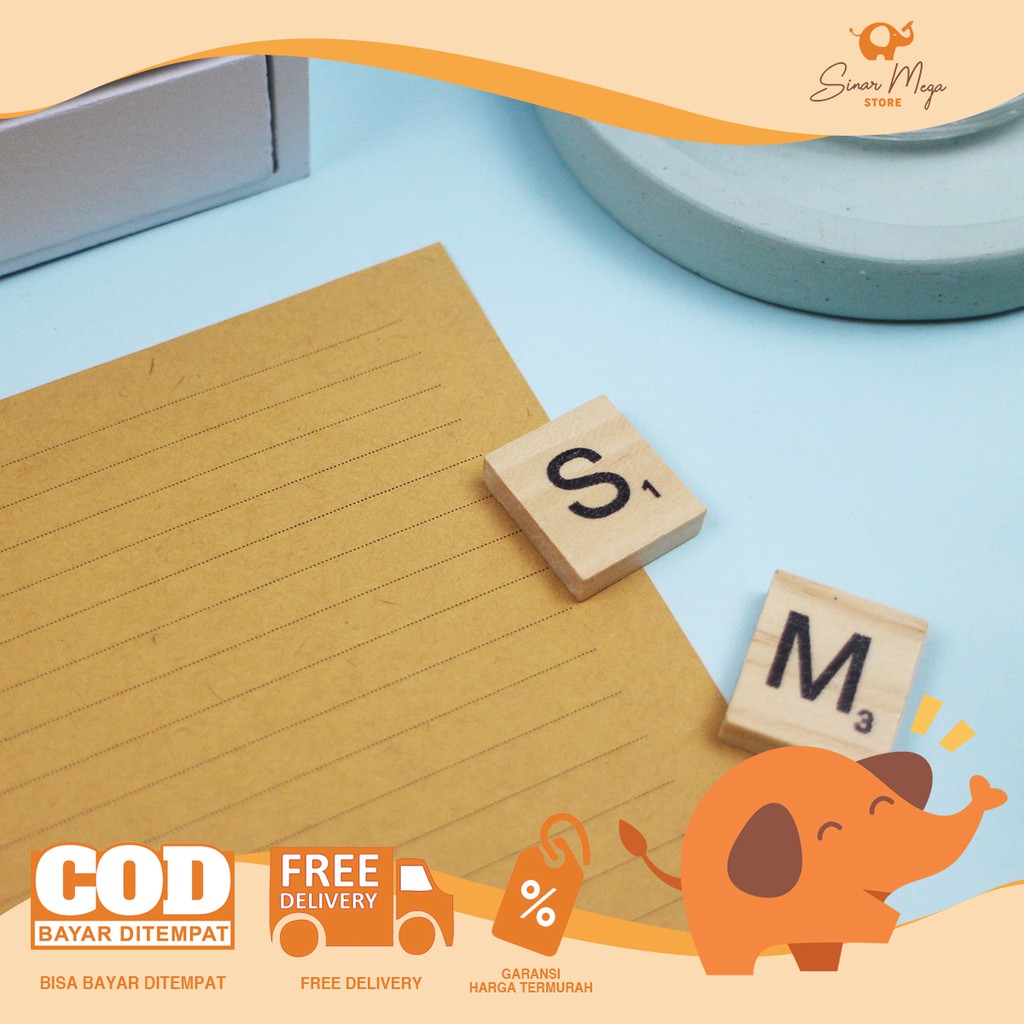 

SM Isi Ulang Loose Leaf Refill Binder B5 60 Lembar KRAFT PAPER / Notebook Leaf Kertas Coklat