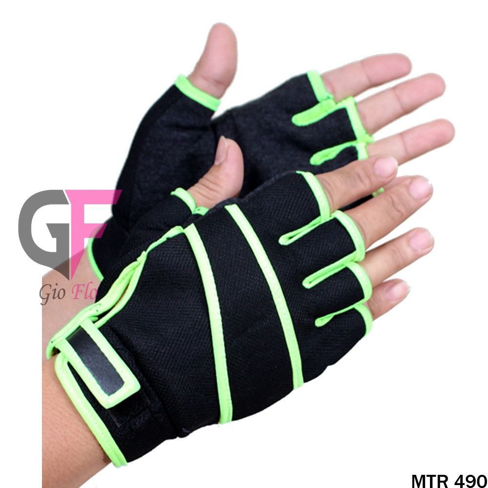 GIOFLO Sarung Tangan Kain Saku Pendek Black / MTR 490