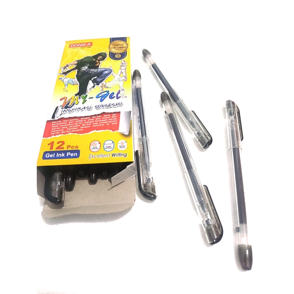 

pen my gel dong a biru per 1pc