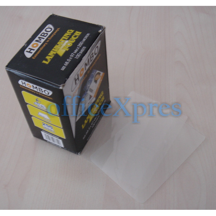 

s50d10x Laminating Film Ukuran Id Ktp 250Mic Hombo D501Cnf