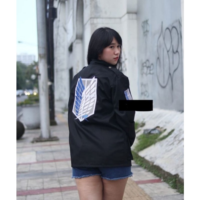 Jaket Parka Singeki No Kyojin SNK Attack On Titan AOT Premium Bordir