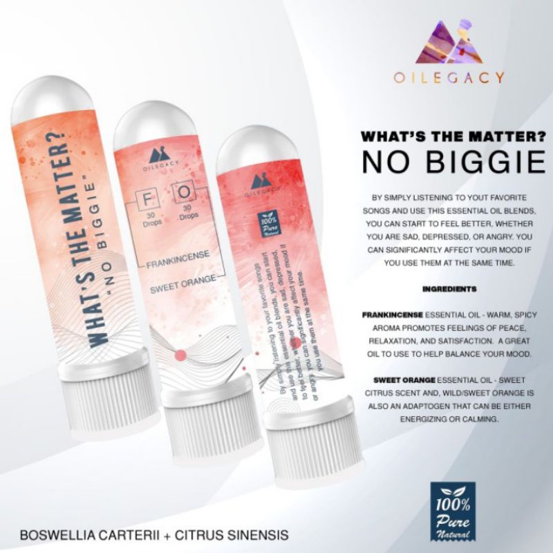 INHALER MEREDAMKAN EMOSI | KALEM TENANG | PIKIRAN TENANG | KETENANGAN JIWA | FRANKINCENSE ORANGE