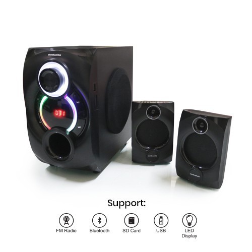 Simbadda CST 7000 N+ 2.1 Multimedia Speaker With RGB Lighting + With MIC