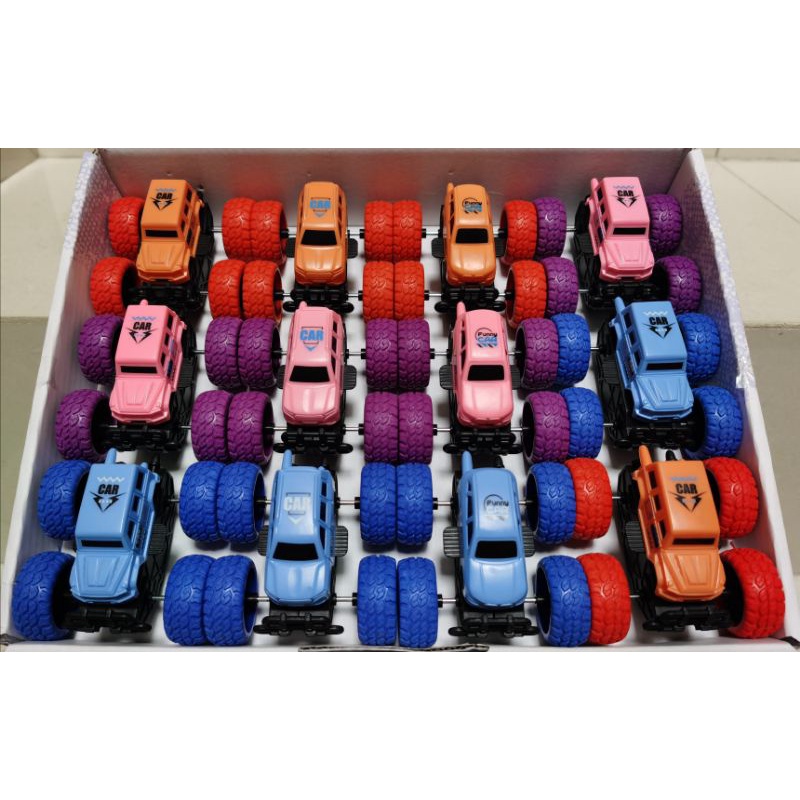 Mainan Anak Mobil Monster Nabrak Guling Guling / Mobil Zap Jip Nabrak Guling Guling-mobil Guling Guling