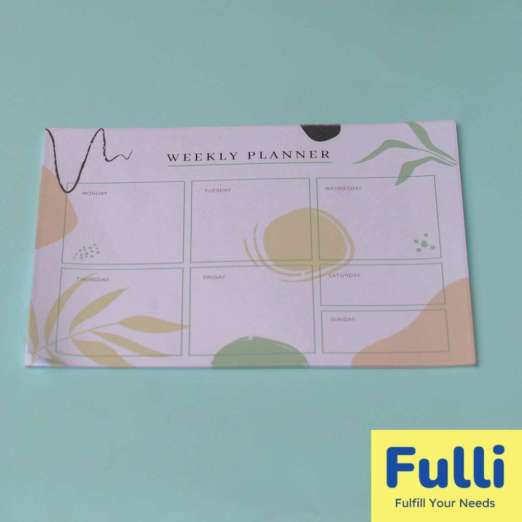 

Fulli - Weekly Planner Motif Floral HVS A5