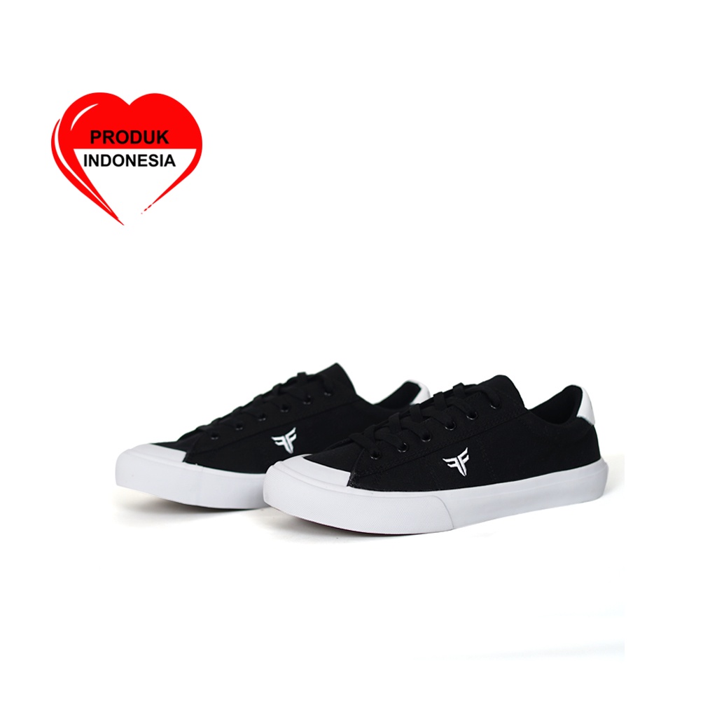 Flymax Nusantara 01 Black White - Sepatu Sneakers Original Indonesia