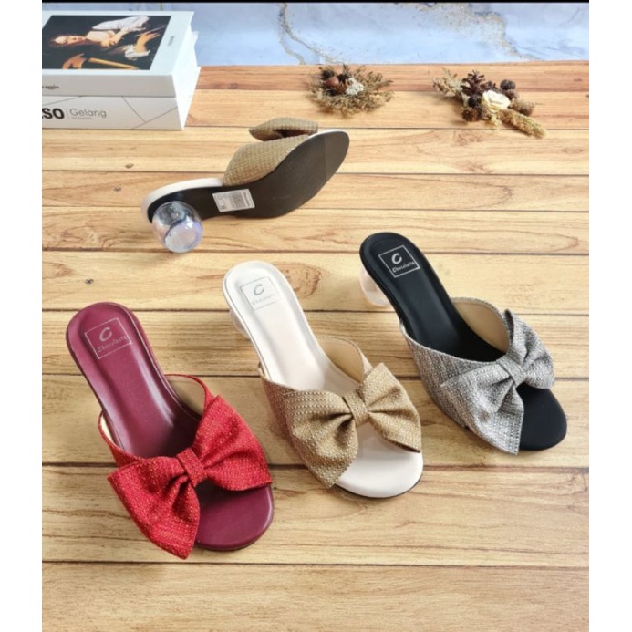 ABBUSHOES Aj 05 hak kaca Vita wanita 5cm