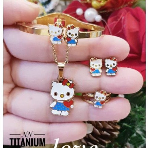 Titanium set perhiasan anak 1237