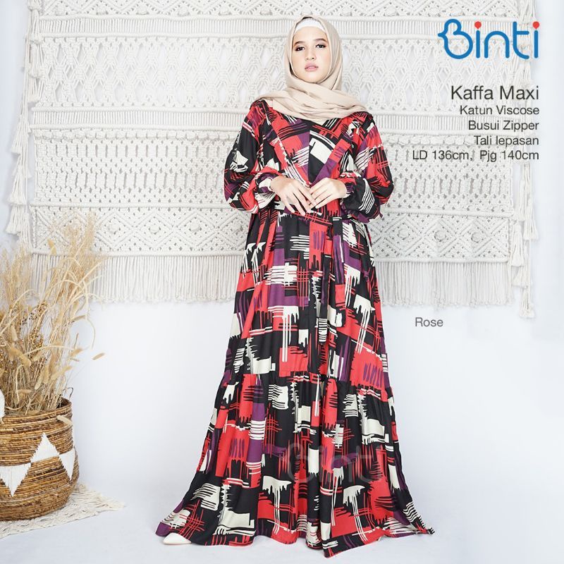 COD YOLAN DEVA KAFFA WERDA GAMIS MOTIF JUMBO RAYON VISCOSE FIT XXXL LD 130 BUSUI ORIGINAL BINTI GAMI