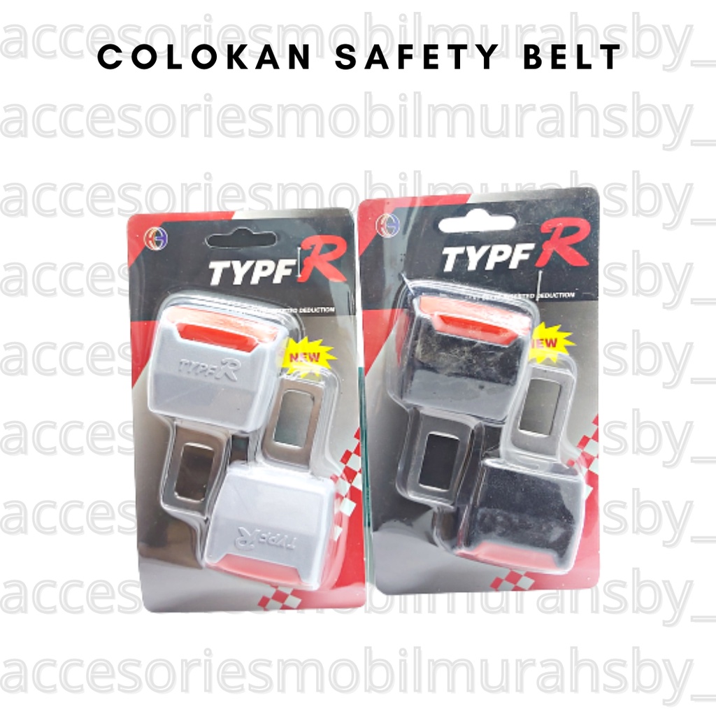 Colokan Safety Belt / Sabuk Pengaman isi 2 pcs mobil universal