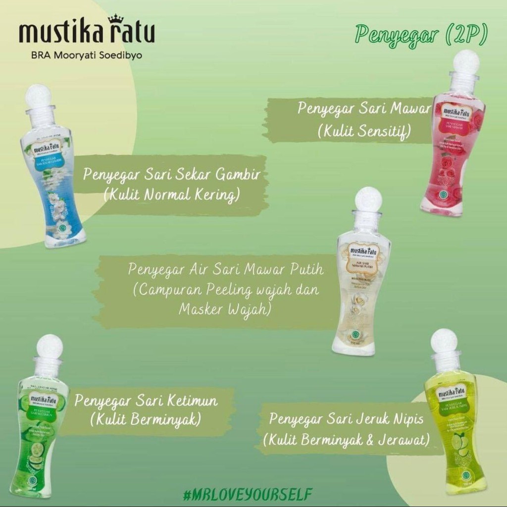 Mustika Ratu Perawatan Wajah | Pembersih Penyegar Minyak Zaitun