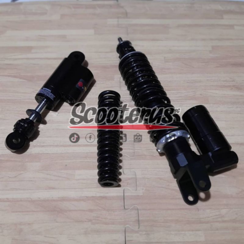 Shock Tabung 1set Scarlet Vespa Fork Kaki 3 Vbb Super Sprint Ps