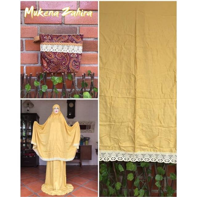 Mukena Rayon Polos / Mukena rayon / Mukena Santung