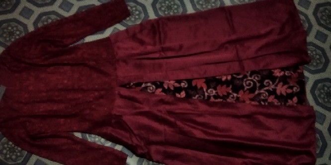 Sale!!! Set Devita Gamis + Rok Batik Brukat Corneli