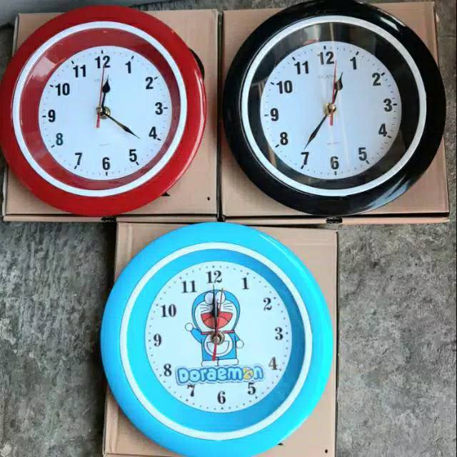 OGANA Jam Dinding Mini Bisa Dinding Dan Meja Diameter 22cm