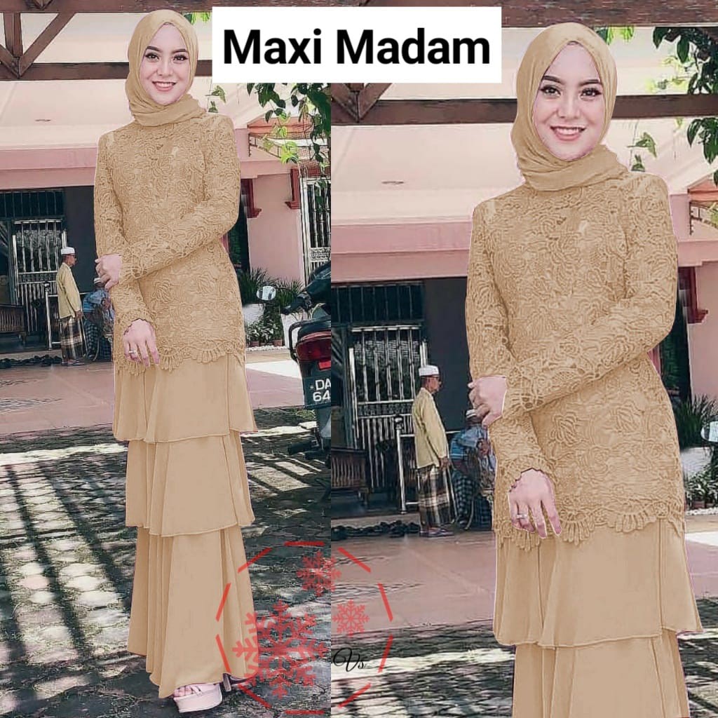 BEST SELLER MADAM MAXI /MAXI DRESS TERBARU/FASHION MUSLIM/3 WARNA