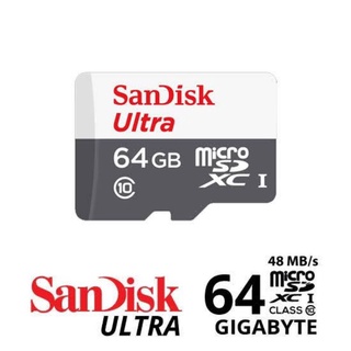 Micro SD SanDisk 64 GB Ultra Class 10 - Kartu Memory Card