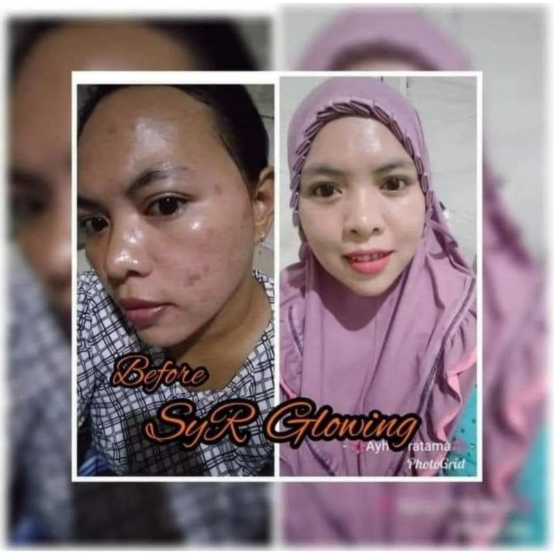 Bisa cod bpom skincare cream paket lengkap syahreni glowing set krim siang malam ori syahraeni syr-2