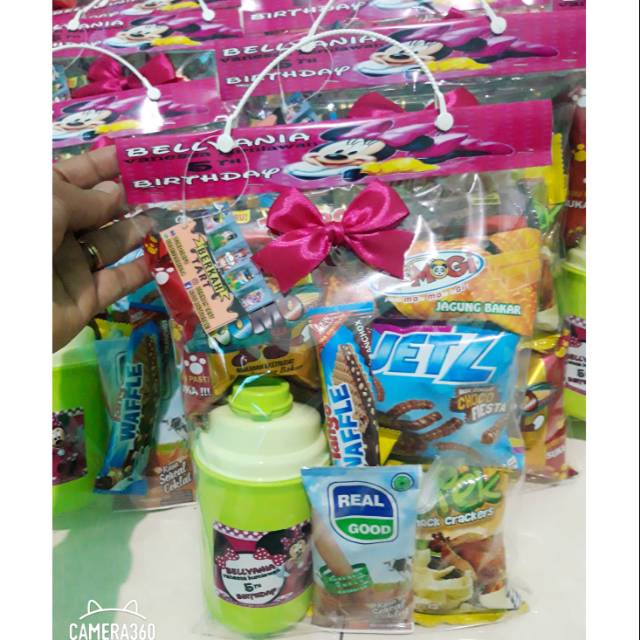 

Paket snack ultah/goodie bag ultah/bingkisan ultah
