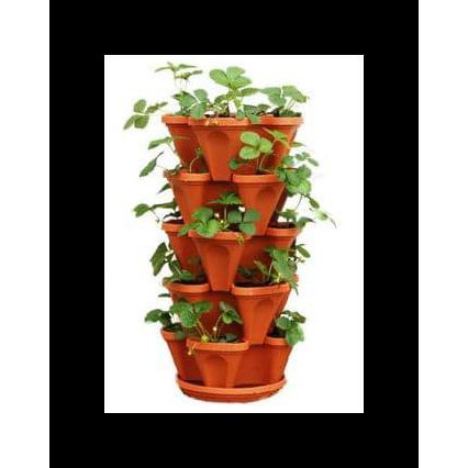 BARU STACKING POT / POT SUSUN 5 DEKORASI MURAH TERUPDATE AL8