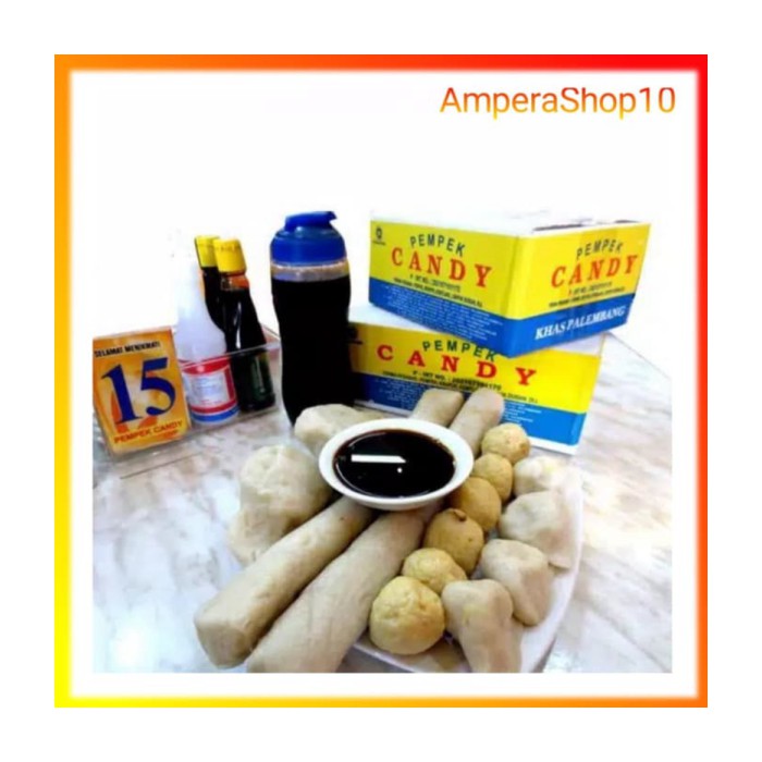 

Pempek Candy Khas Asli Palembang Original Paket Ampera Besar