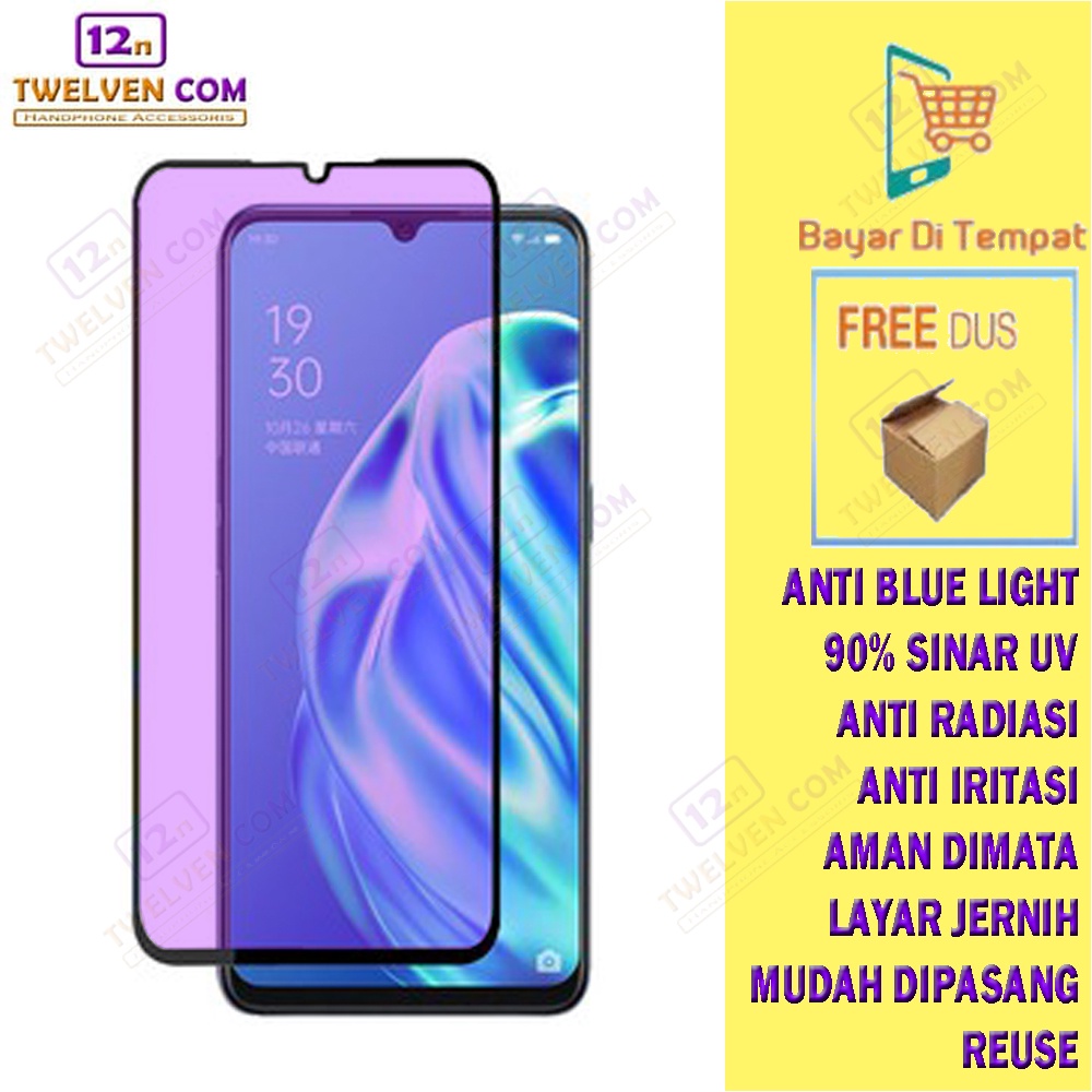 [FLASH SALE] ANTI BLUE LIGHT TEMPERED GLASS Oppo A91