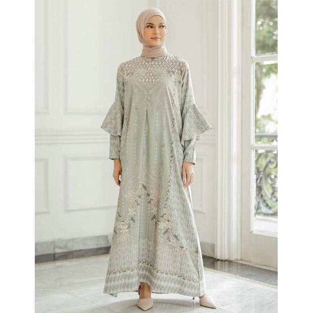 Gaudy Dress Sage  L Geulis id