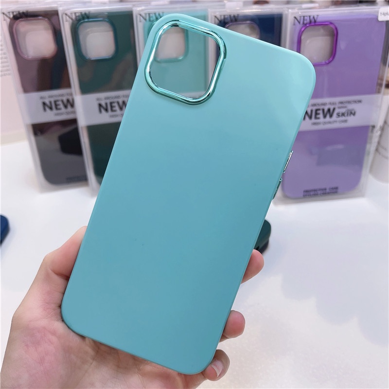 Case Bahan Velvet Shockproof Dengan Kotak Hadiah Untuk IPhone 11 12 13 14 Pro MAX