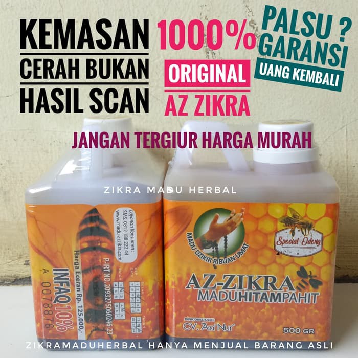 G00d Seller Madu Hitam Pahit Az Zikra Madu Az Zikra Azzikra 500 Gr Terl4ri555 Indonesia