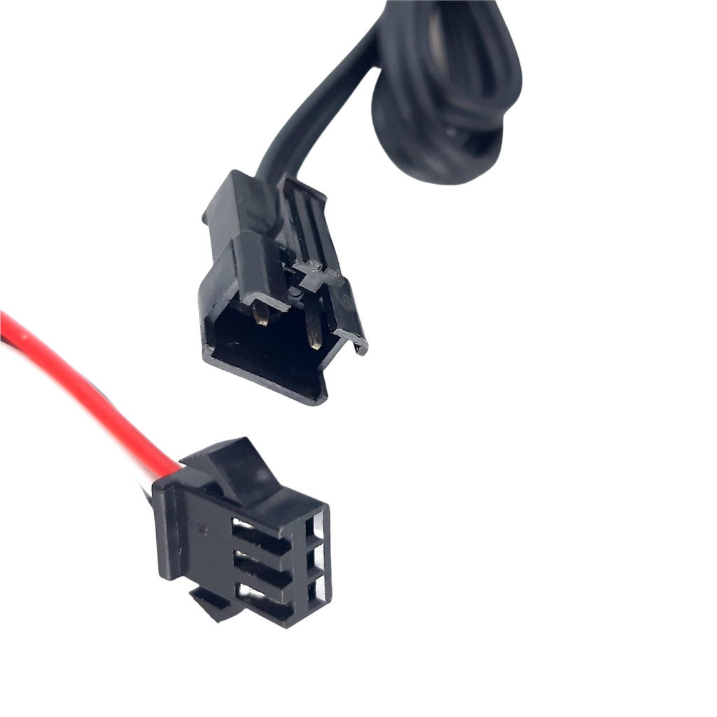 Kabel Cas Baterai Mobil RC Model USB Soket Hitam 3Pin Panjang 50cm