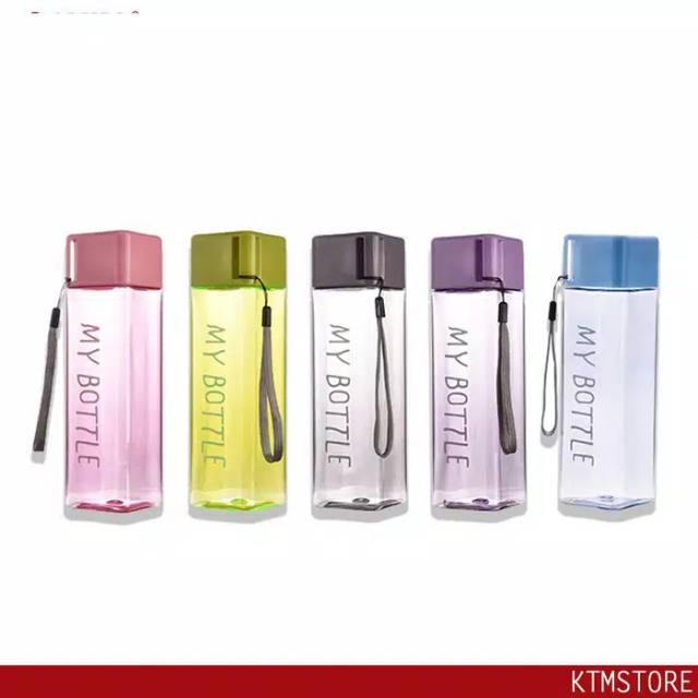 Botol minum MY BOTTLE KOTAK bpa free botol minum plastik