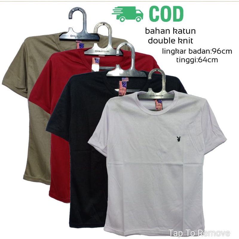 kaos oblong /kaos daleman pria/kaos ketat pria/kaos lengan pendek /KAOS OBLONG polos playboy