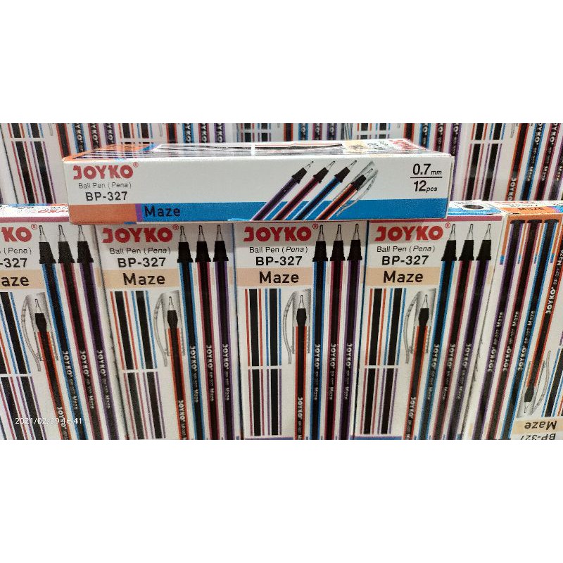 

Bolpoin Joyko GP-327 Maze 0,7mm murah per lusin