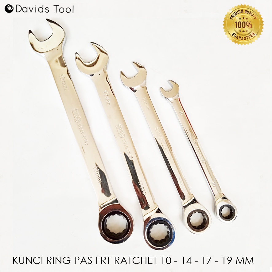 Kunci Ring Pas Konci Ratchet 10mm Frt