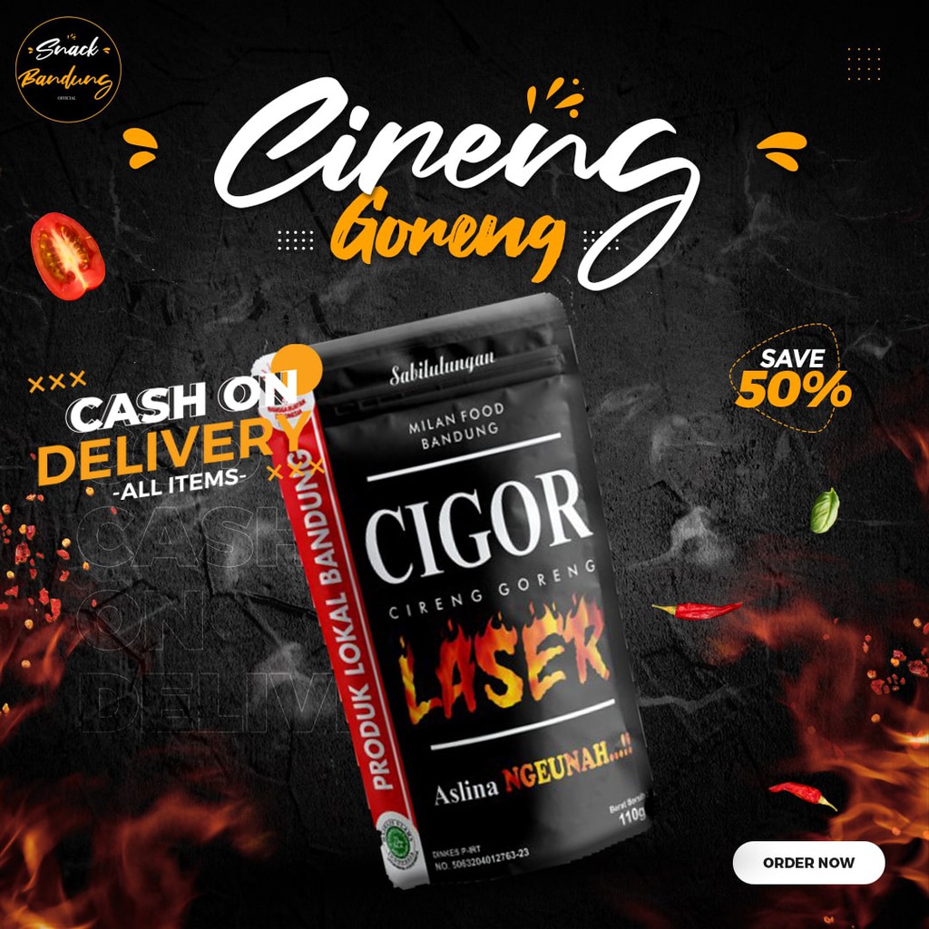 

Cireng Seblak kering Snack Zaman Now Cemilan Keripik Cireng pedas camilan Frozen Food Snack Box