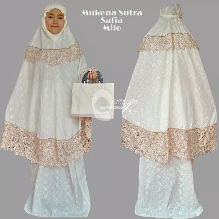 Mukena dewasa Mukena murah Mukena katun Paris