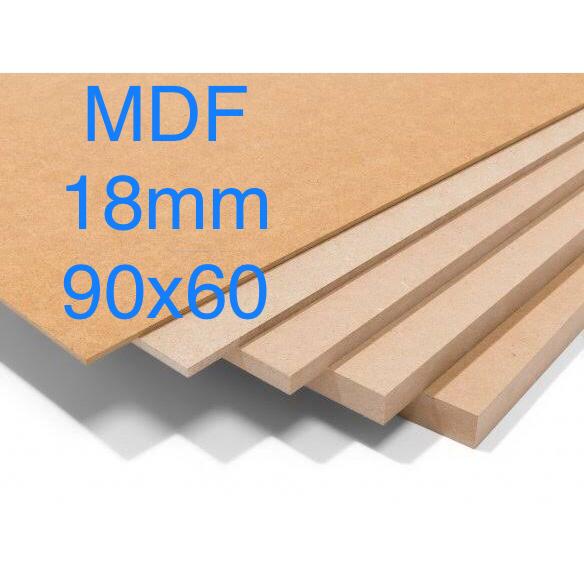 Papan MDF 18mm (90x60)cm, triplek MDF, papan kayu MDF, plywood MDF