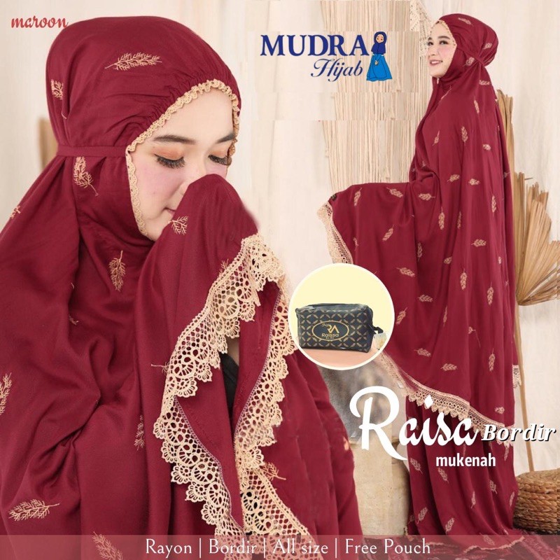 RAMADHAN SERIES MUKENA TERBARU MUKENA RAISA by MUDRA BEST SELLER