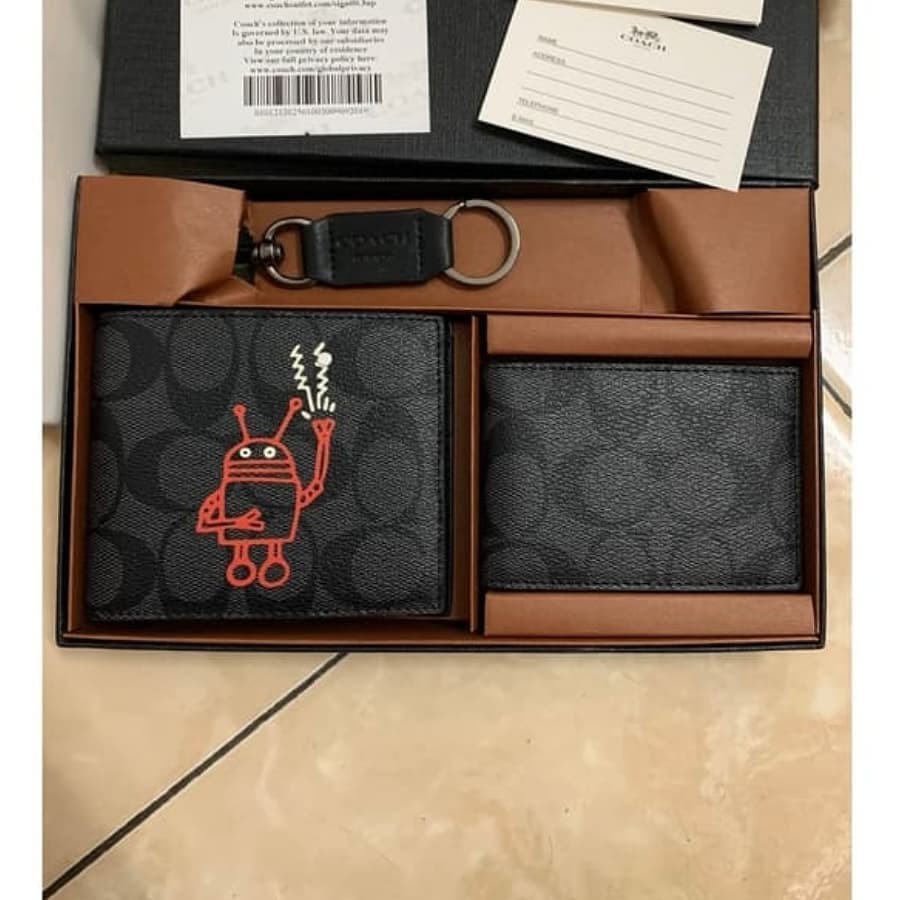 Coach signiture robot / coach wallet original