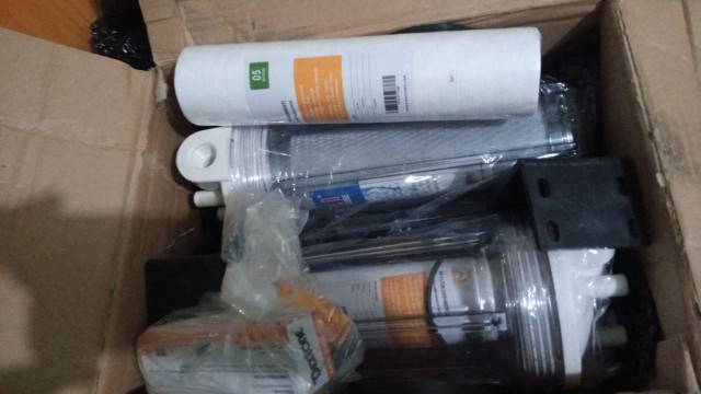 Paket Gm 2 Filter Air / Paket Saringan Air Keran (clear 10 Drat 1/2 Sc)